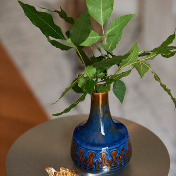 Beach-y Bachelor Living Room + Bar