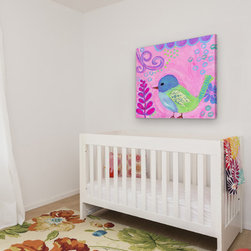 Lavender Green Bird - Products