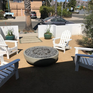 Modern Front Yard with Drought Tolerant Plants