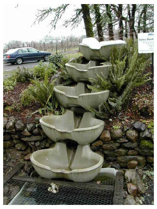 Vortex flowform tea brewer