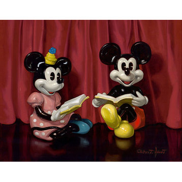 Disney Fine Art Time for Tea by Clinton Hobart, Gallery Wrapped Giclee