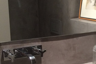 Example of a small trendy bathroom design in Other