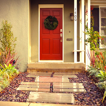 Drought Tolerant Contemporary - Entrance