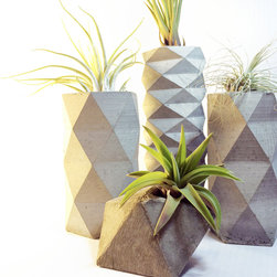 Concrete Planters - Decorative Accents