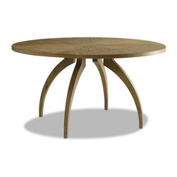 Brownstone Atherton Round Teak Dining Table - Products