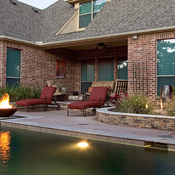 Dry Stack - Custom Swimming Pool - North Richland Hills, TX