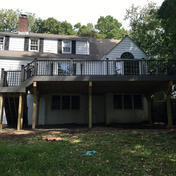 New Providence deck. Select decking, Reveal railings