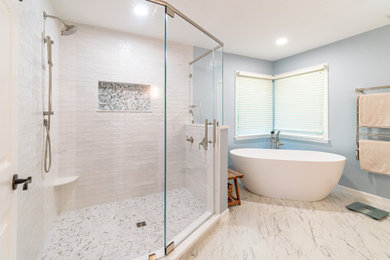 Inspiration for a transitional bathroom remodel in Baltimore