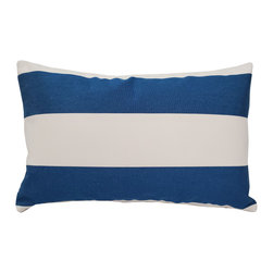 Pillow Decor - Sunbrella Cabana Regatta Stripes Outdoor Pillow 12x20 - Outdoor Cushions And Pillows