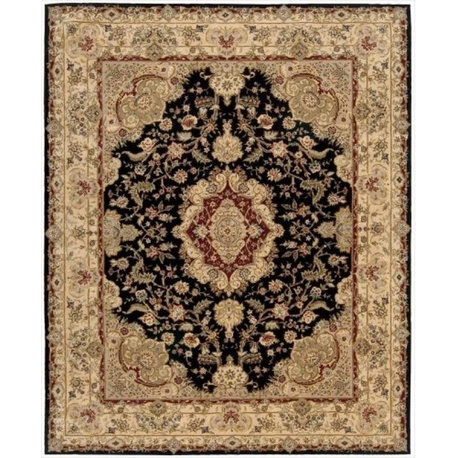 Nourison Nourison 2000 Black Area Rug, 7'9"x9'9"