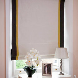 Roman blinds with Double vertical borders - Roman Blinds