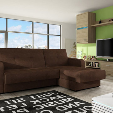 European sectional sleeper sofa EMILIO
