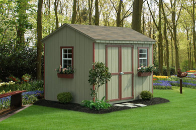 Painted Wooden Sheds