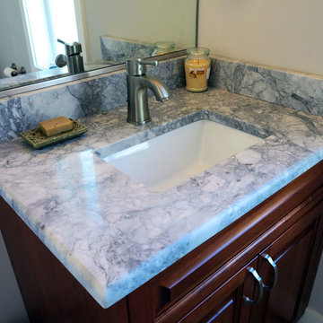 Super White Quartzite Kitchen Countertop