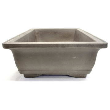 Purple Clay Rectangular Bonsai Pot