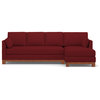Apt2B Avalon 2-Piece Sectional Sleeper Sofa, Berry, Chaise on Right