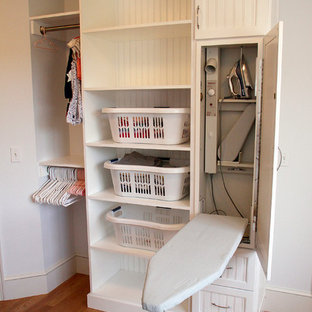 This is an example of a nautical utility room in Portland Maine.