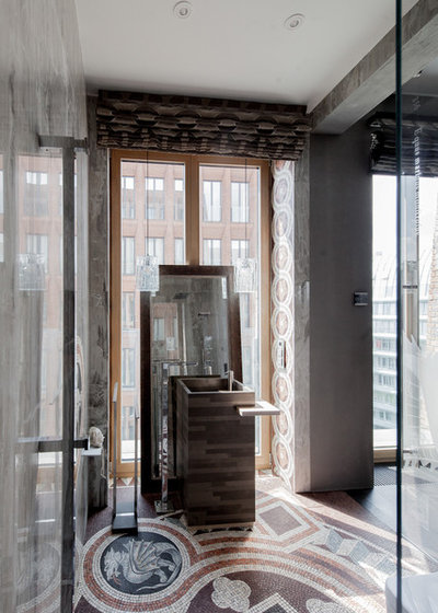 Современный Ванная комната by Дизайн — бюро Екатерины Колеговой Ecole