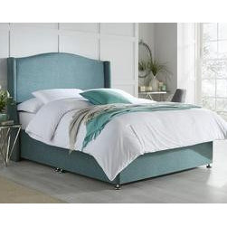 Bee's Knees Mabel Upholstered Winged Divan / Ottoman Bed - Divan Beds