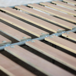 Rackham Galvanised Steel Pipe & Scaffolding Fittings Kingsize Bed Frame - Panel Beds