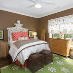 Colorful and Cheery Family Room - Transitional - Family Room - Atlanta