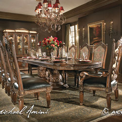 Villa Valencia Arm Chair by Michael Amini (Set of Two) - Armchairs And Accent Chairs