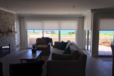 Inspiration for a transitional living room remodel in San Diego