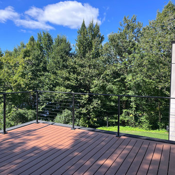 Minimal Visual Obstruction Cable Railing Project in Quebec