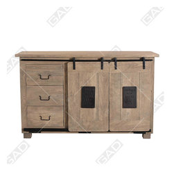 THE QUIRKY SLIDING SIDEBOARD -INDUSTRIAL FURNITURE - Home Office Furniture