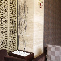 24x24 Travertine Wall Tiles - Flooring