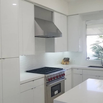 Modern All White Kitchen