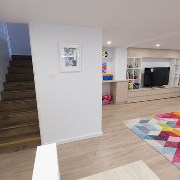 Basement conversion into kids' paradise