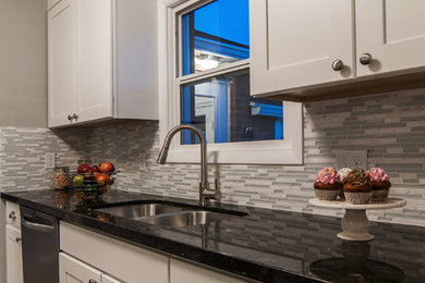 Example of a trendy kitchen design in Salt Lake City