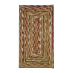 Capel - Applause Concentric Evergreen 5 ft. x 8 ft. Area Rug - Rugs