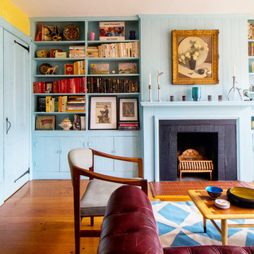 My Houzz: Vibrant Victorian Row House With Midcentury Style