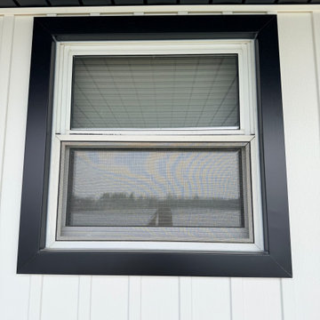 White Board and Batten w/ Steel Roof