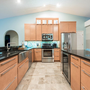 A Modern Kitchen with Contemporary Styling