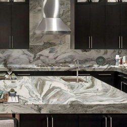 Avalanche Marble Kitchen Counter-tops - Kitchen Countertops