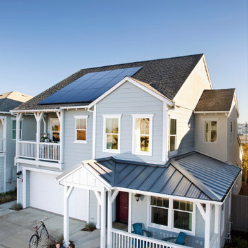 California Craftsman Home with Sleek Black Solar Panels (Model Project)