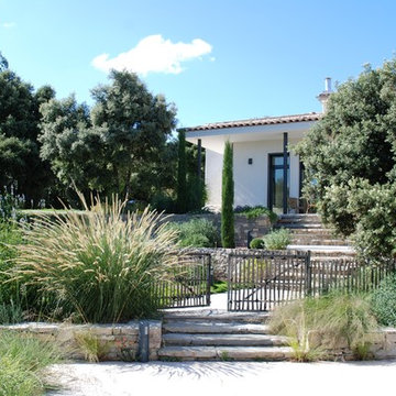 Jardin zen et paliers
