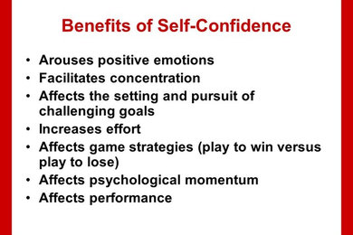 Benefits of Self-Confidence