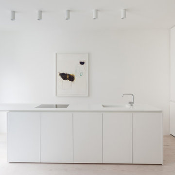 Bankside I - Minimal White Kitchen