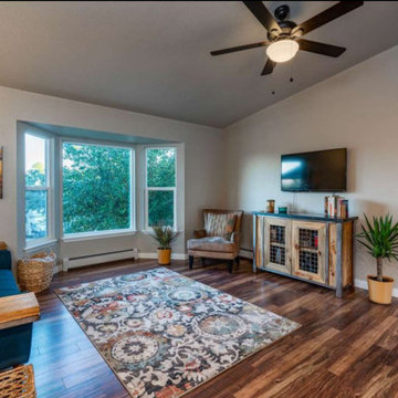 Stunning Interior. Revere Pewter Paint Color.