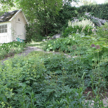 Villaträdgård i Stockholm