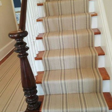 Carpet Runners on Wood Stairs