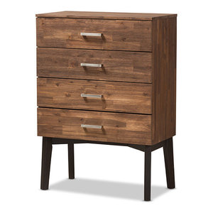 Mid Century Modern 4 Drawer Chest Midcentury Dressers By