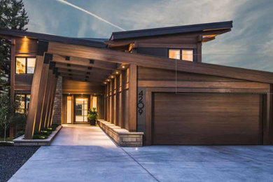 Example of a trendy exterior home design in Calgary