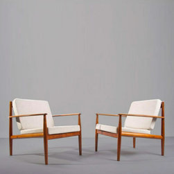 Chairs With Sculptural Backs - Living Room Chairs