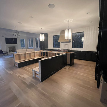 Kitchen Remodel with Custom Banquette Island — Atlanta