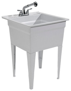 Laundry sink size and material?